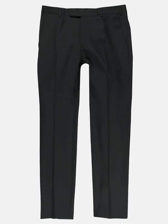 emilio adani Herren Anzughose slim fit Schwarz 28972