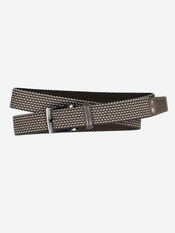 engbers Herren Textilgürtel geflochten Beige 37861