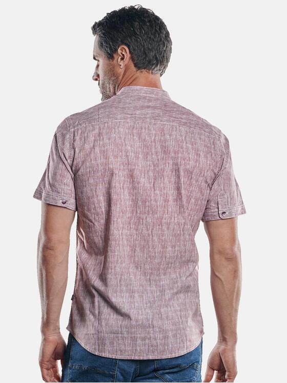 engbers Herren Hemd uni Weinrot 30090