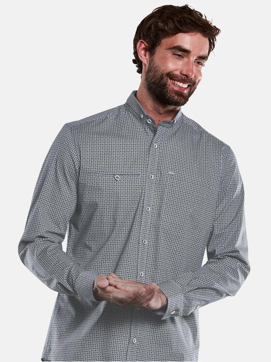 engbers Herren Hemd langarm Marineblau 33643