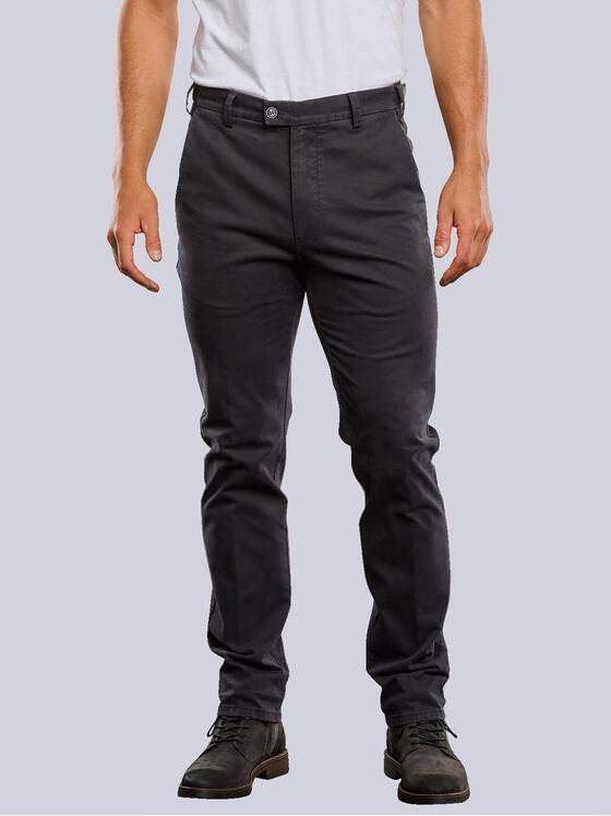 ENGBERS GERMANY Herren Chino mit innovativer Warenoberfläche Anthrazit 33540