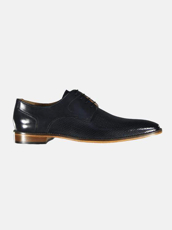 emilio adani Herren Business Derby Schuh Blau 29168