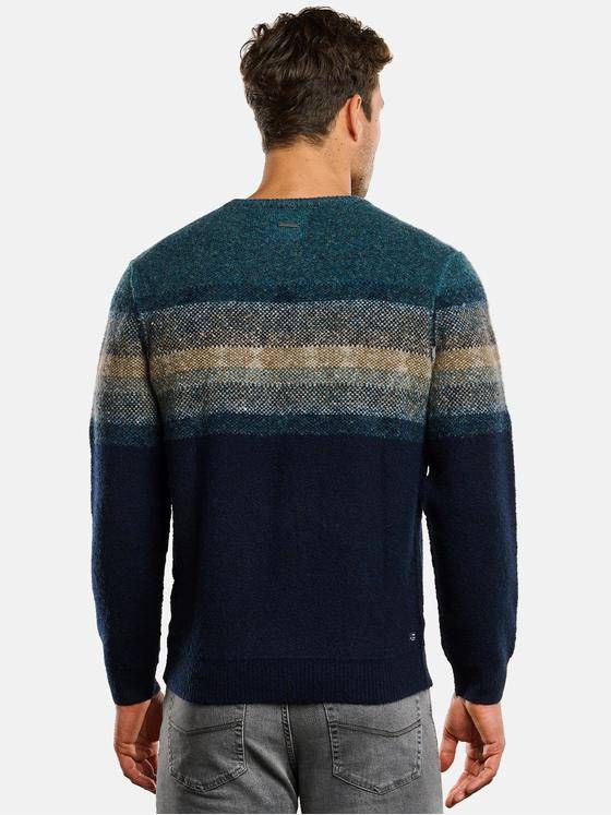 engbers Herren Pullover Rundhals Saphirblau 33851