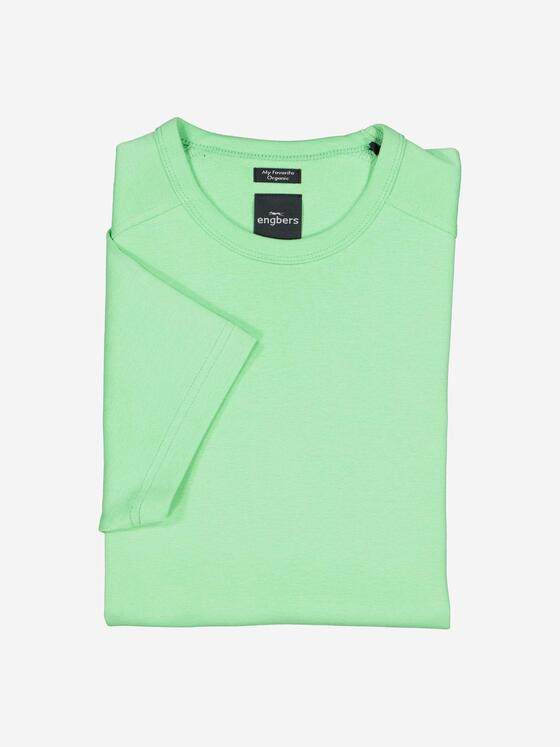engbers Herren Basic-Shirt "My Favorite" organic Hellgruen 38105