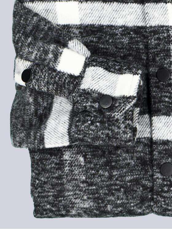 emilio adani Herren Overshirt kariert Anthrazit 37866