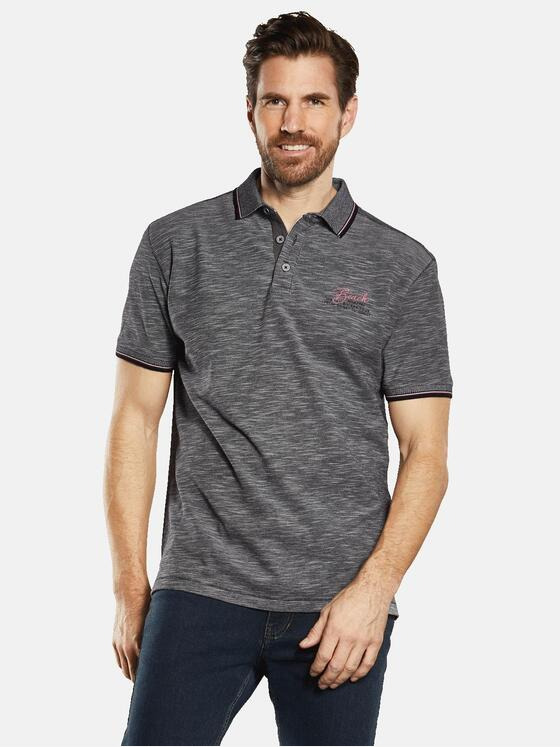 engbers Herren Polo-Shirt strukturiert Grau 34531