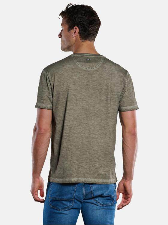engbers Herren T-Shirt mit Print Braunbeige 33407