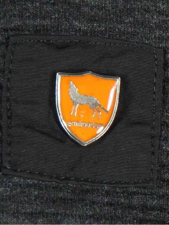 emilio adani Herren Hoodie im stylischen Ripp-Design Anthrazit 29284