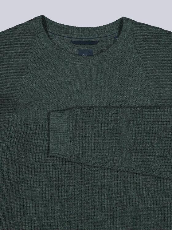 engbers Herren Pullover aus Merinogarn Dunkelgruen 39487