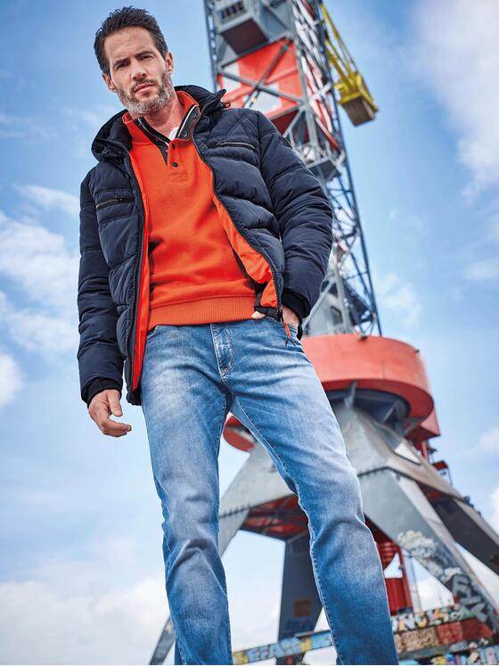 engbers Herren Sportive Jacke Saphirblau 30761