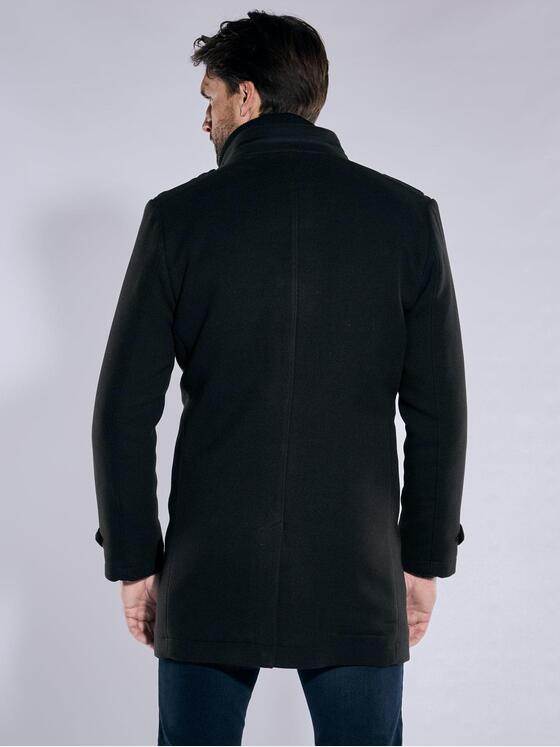 engbers Herren Mantel mit heraustrennbarem Inlet Schwarz 35490