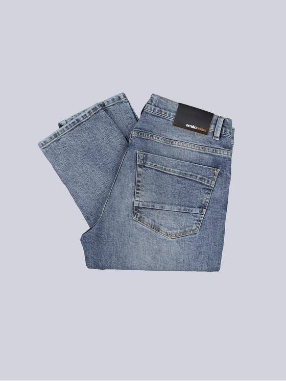 emilio adani Herren Super-Stretch-Jeans Slim Fit Blau 34671