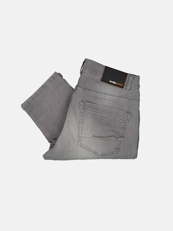 emilio adani Herren Jeans slim fit Grau 35128