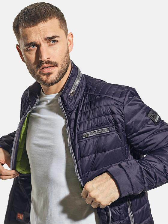 emilio adani Herren Sportive Steppjacke Blau 31038