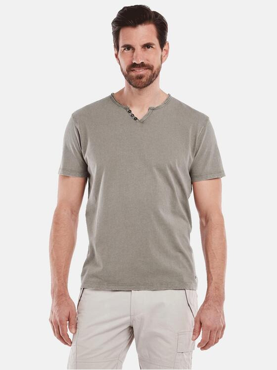 engbers Herren T-Shirt regular Beige 35121