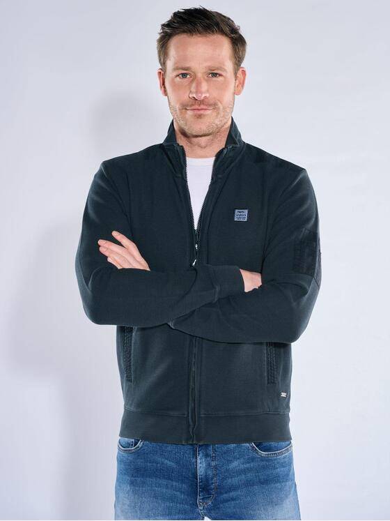 engbers Herren Sweatjacke Stehbund Saphirblau 40049