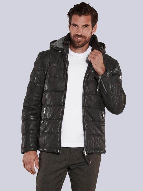 engbers Herren Lederjacke regular Braun 35447