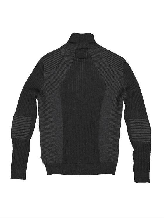 ENGBERS GERMANY Herren Pullover aus Merinowolle Schwarz 35992