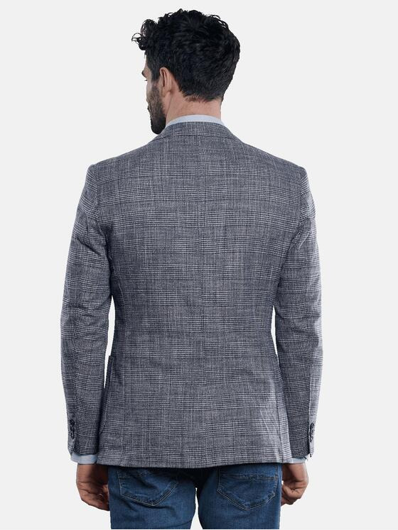 engbers Herren Sakko mit Leinenanteil Blau 31077