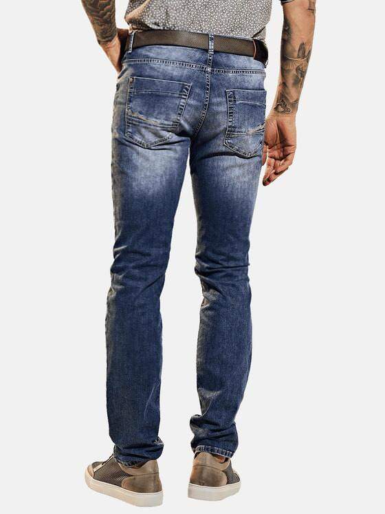 emilio adani Herren Jeans hochelastisch Blau 31623