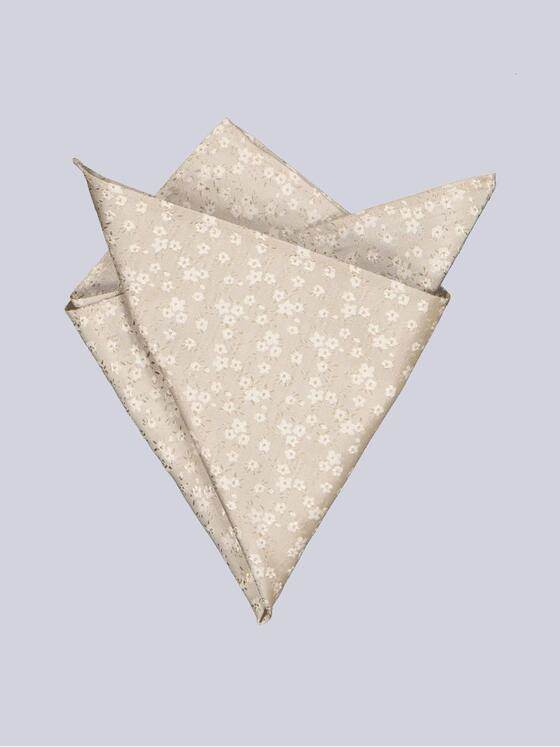 emilio adani Herren Einstecktuch gemustert Beige 36743
