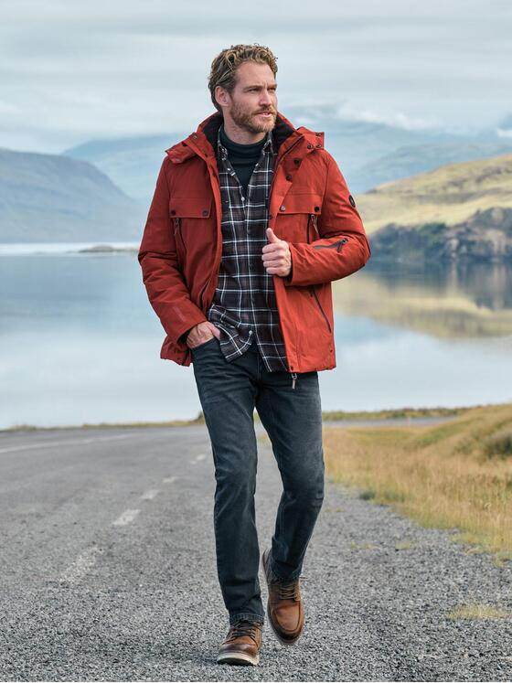 engbers Herren Wasserabweisende Funktionsjacke Rostorange 39254