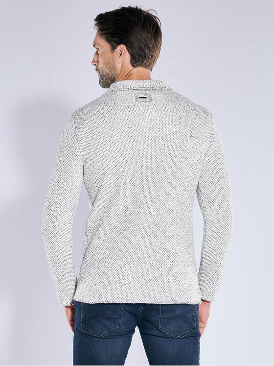 engbers Herren Strick-Sakko strukturiert Naturweiss 39627