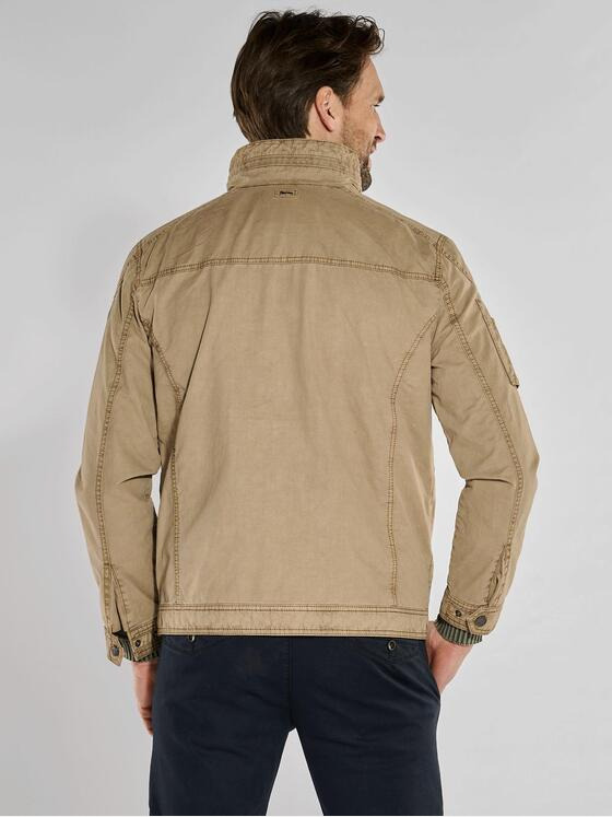 engbers Herren Baumwoll-Jacke mit Brusttaschen Hellbraun 36175