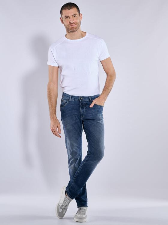 engbers Herren Jeans Classic regular Blau 37069
