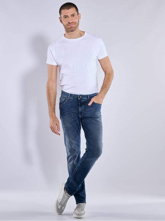 engbers Herren Super-Stretch-Jeans "My Favorite" Brilliantblau 37378