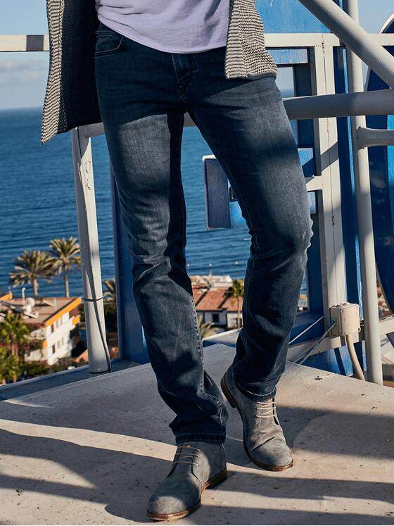 emilio adani Herren Modische Blue Jeans in authentischer Waschung Blau 29275