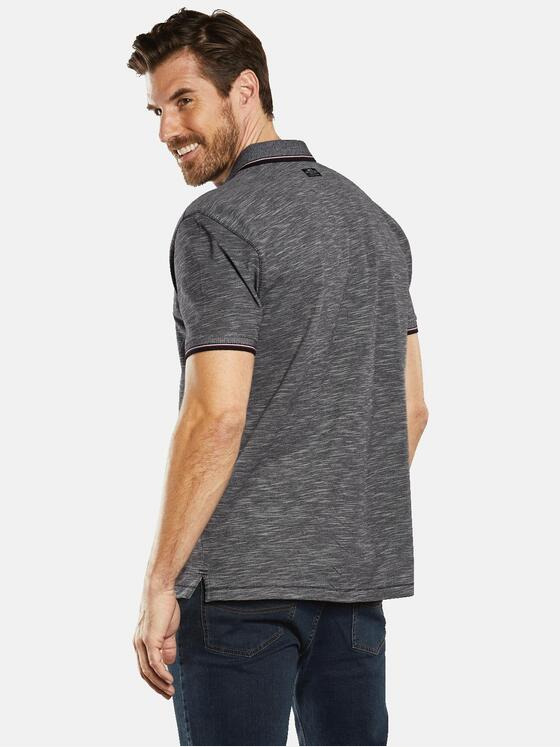 engbers Herren Polo-Shirt strukturiert Grau 34531