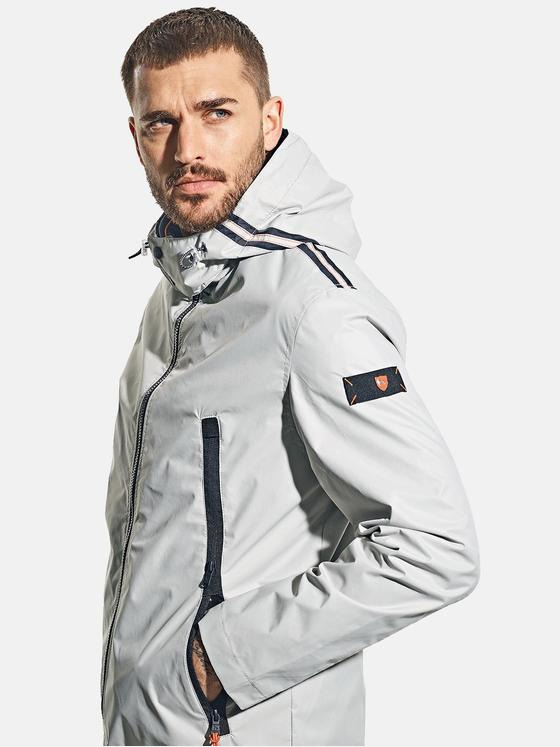 emilio adani Herren Kurze Funktionsjacke Weiß 31046
