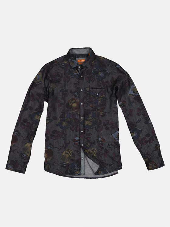 emilio adani Herren Hemd langarm Anthrazit 32825