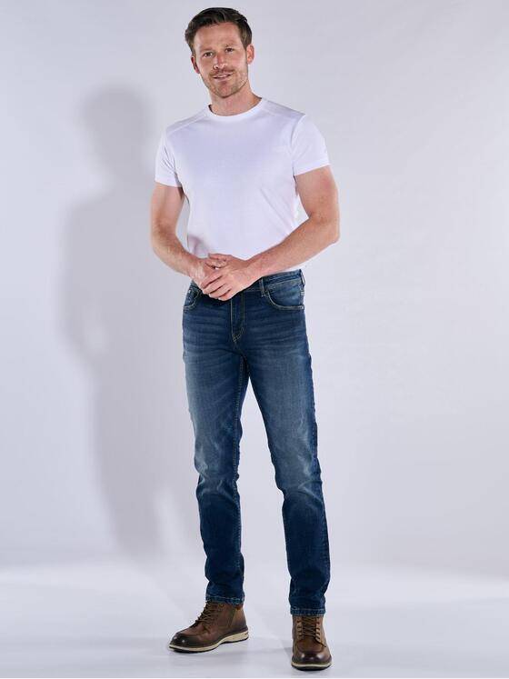 engbers Herren Super-Stretch-Jeans regular Blau 37191