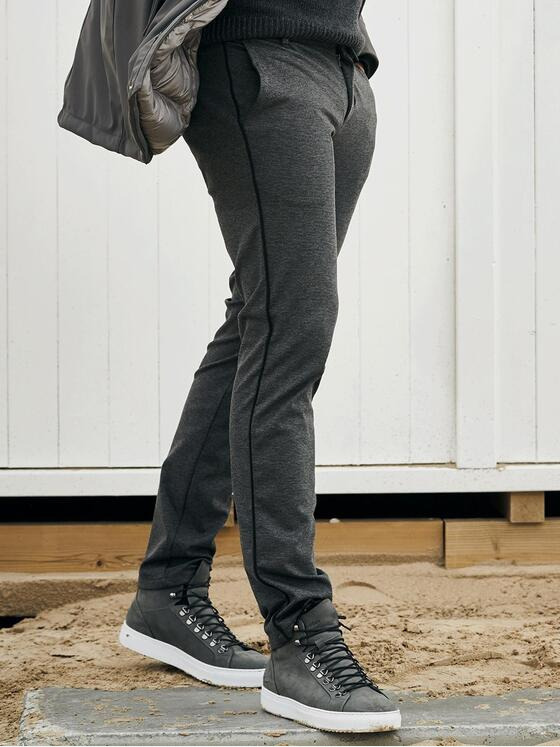 emilio adani Herren Chino im Wool Look Braun 30329