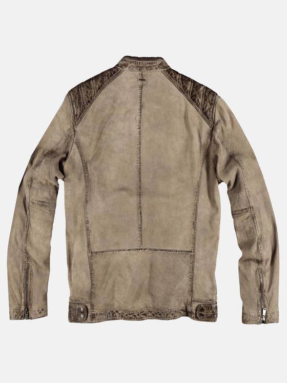 engbers Herren Softe LammLederjacke Braunbeige 29086