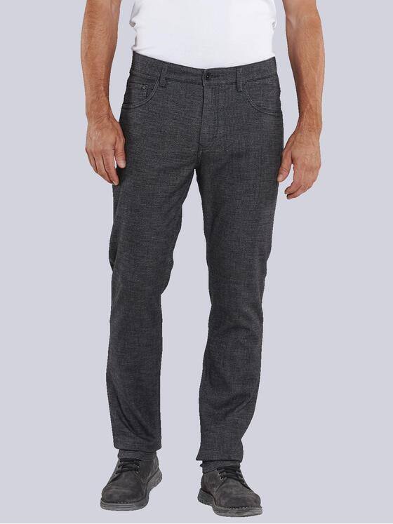 engbers Herren 5-Pocket-Hose slim fit Grau 35571