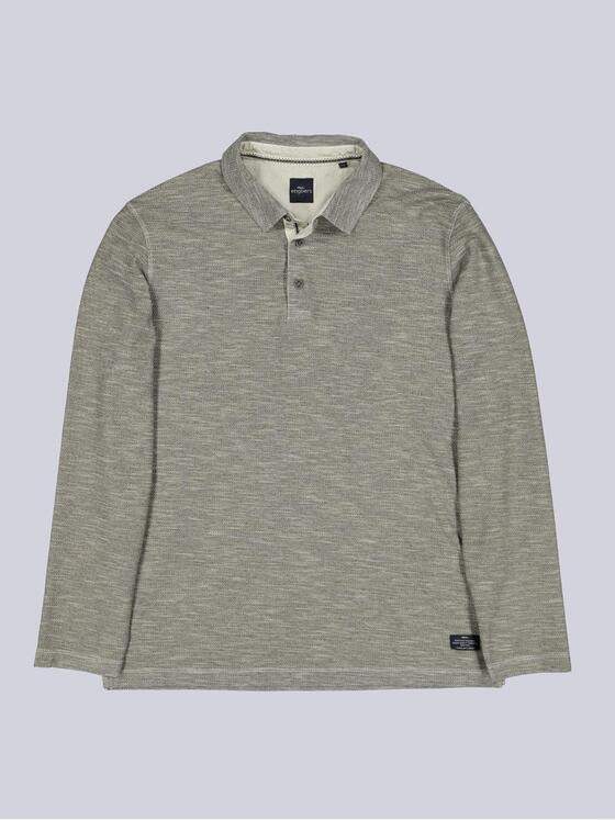 engbers Herren Langarm-Shirt strukturiert Braunbeige 38340