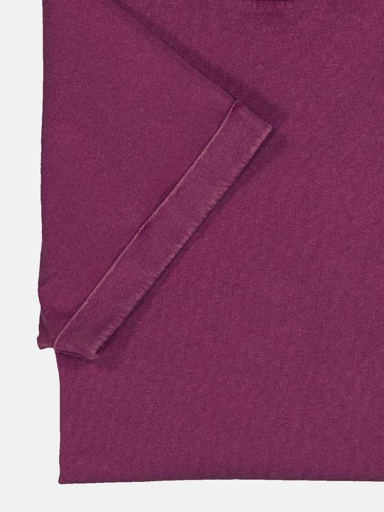 emilio adani Herren T-Shirt uni Violett 36145