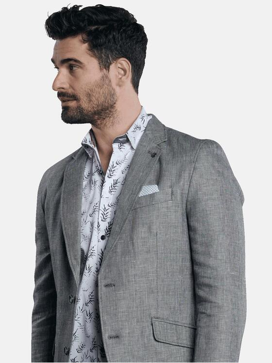 engbers Herren Hochwertiges Freizeit-Sakko Hellgrau 31508