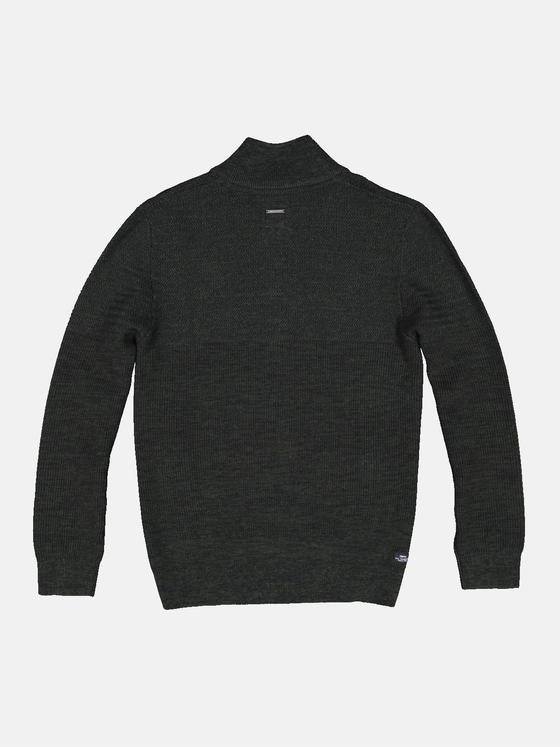 engbers Herren Strickjacke mit Stehkragen Oliv 33849