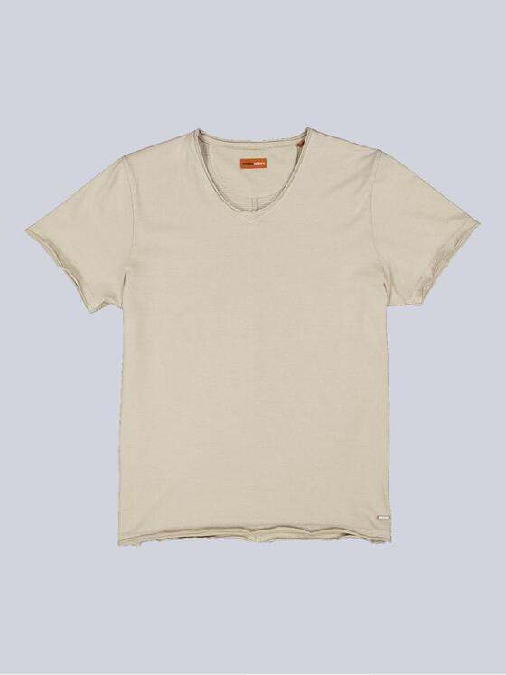 emilio adani Herren T-Shirt regular Beige 35056