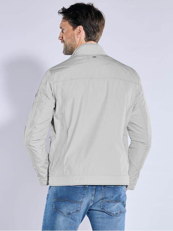 engbers Herren Blouson-Jacke mit Kontrastdetails Naturweiss 38366