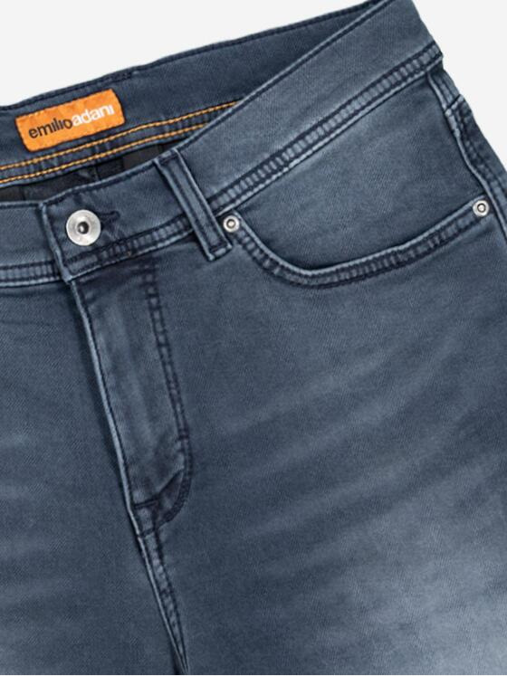 emilio adani Herren Bermuda regular Blau 36646