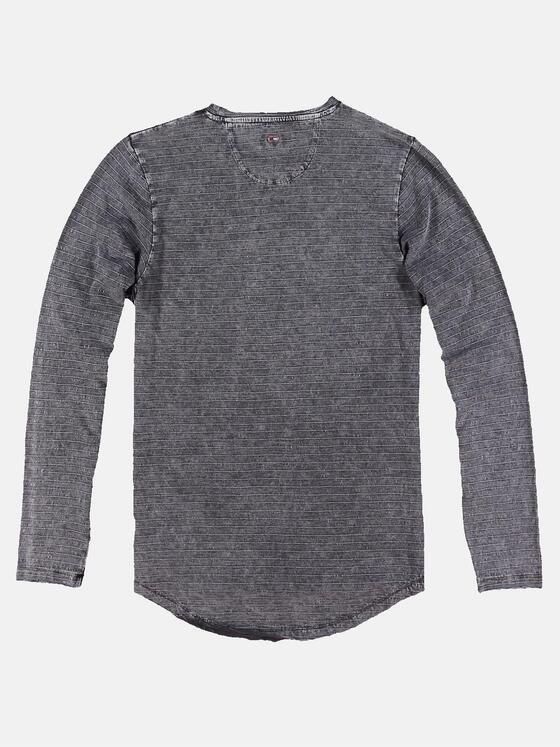 emilio adani Herren Rundhals Shirt Grau 30316
