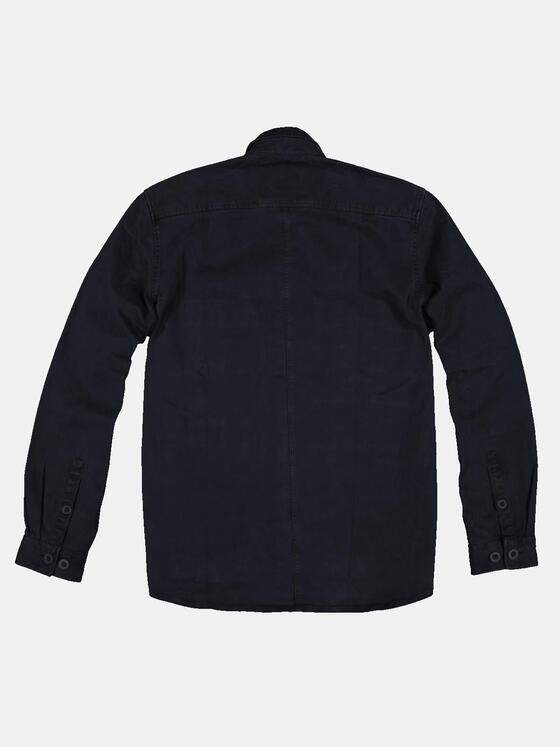 engbers Herren Langarm-Hemd uni Marineblau 32612