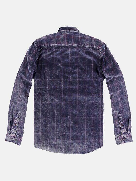 engbers Herren Cord-Karohemd Rot 30175