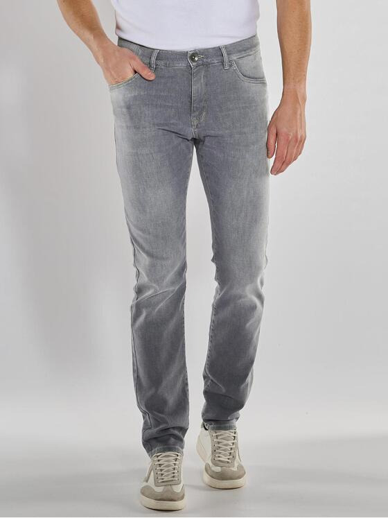 engbers Herren Super-Stretch-Jeans regular Grau 36656