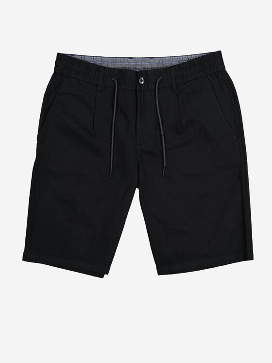 emilio adani Herren Chino-Bermuda slim fit Schwarz 36636